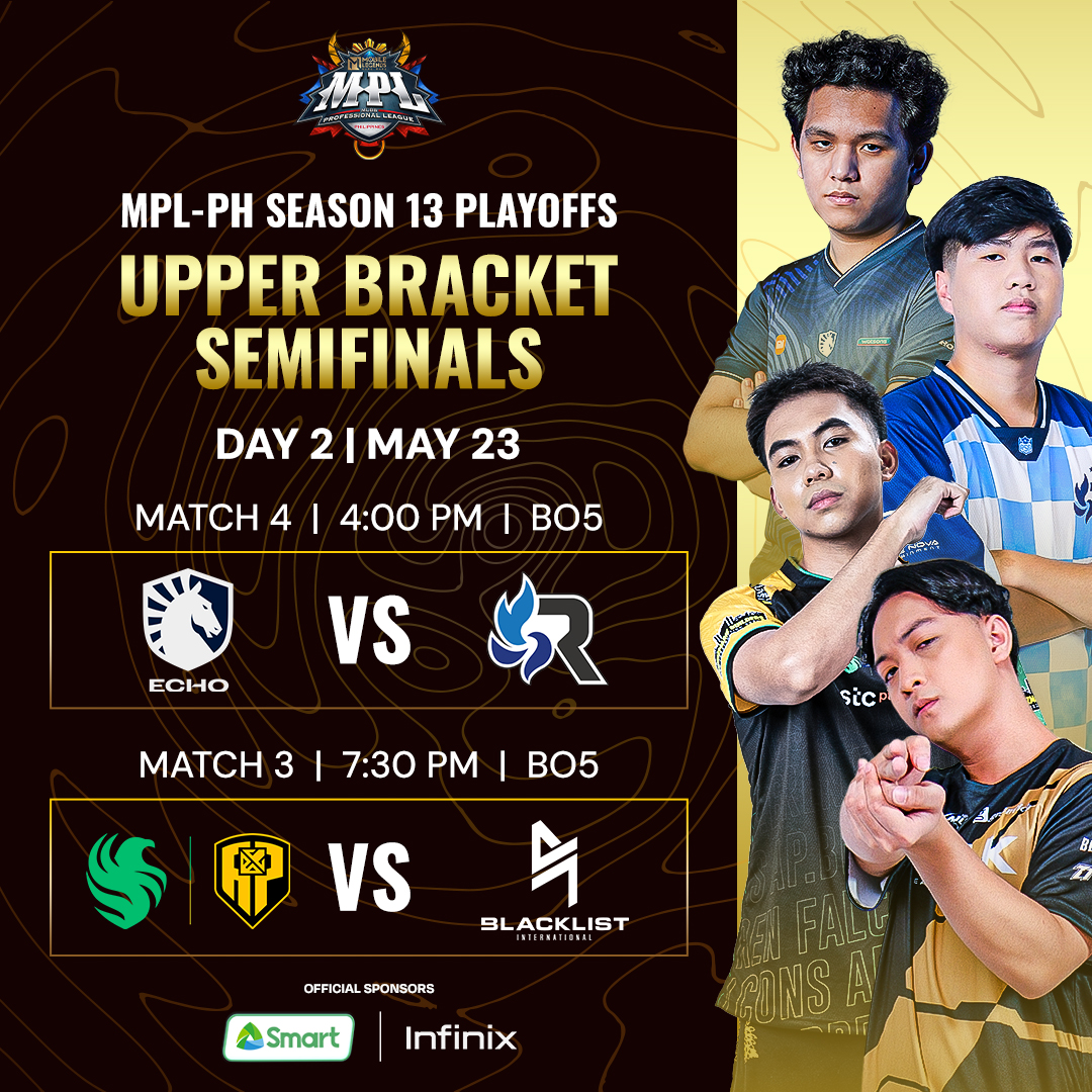 Apat na teams na lamang ang natitira sa pag-asang makuha ang #MPLPH Season 13 Championship Title! 💪

Abangan ‘yan mamayang 4:00 PM! Kaya’t tumutok lamang sa aming mga official live broadcast para updated sa lahat ng S13 Playoffs ganap! 🔥

#LakasNgPinas #MPLPhilippines #MLBB