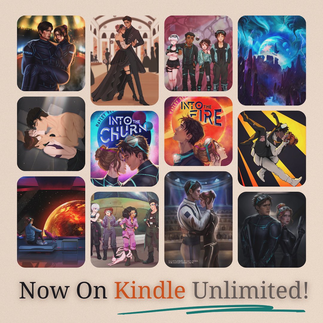 The Into the Churn series is now on #kindleunlimited ! 🥳 So if you’re looking for more books like The Hunger Games, The Illuminae Files, and The Lunar Chronicles, this series is for you!
