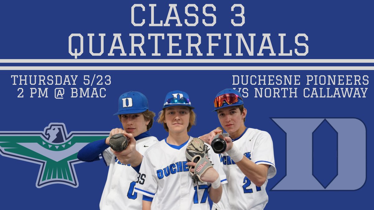 Quarterfinal game @ BMAC 

The ticket link will be available later this evening. 
DIGITIAL TICKETS ONLY!!!

#DHSPioneers #doyourPART