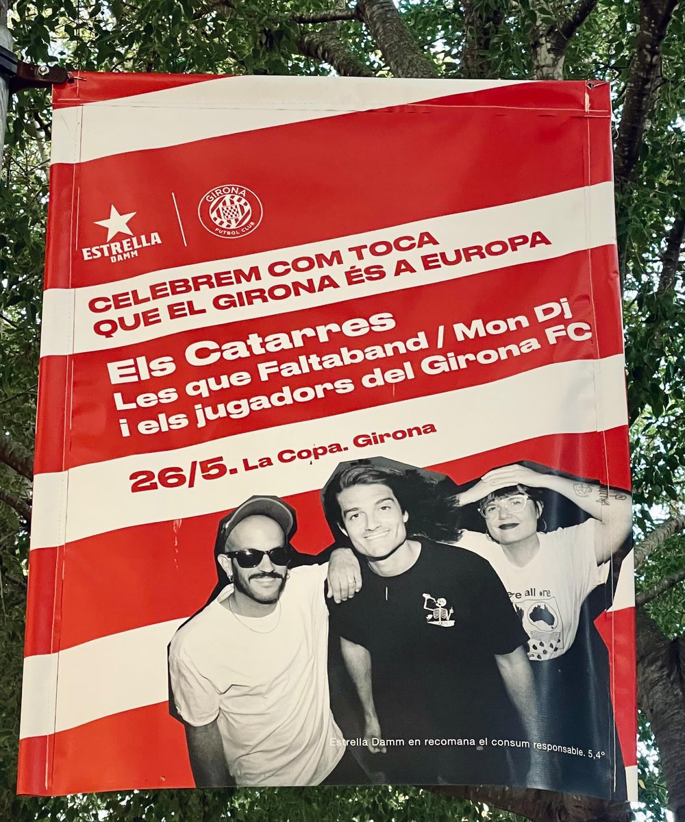 Diumenge serà històric! 😁🤘

<a href="/GironaFC/">Girona FC</a> <a href="/EstrellaDammCat/">Estrella Damm Cat</a>