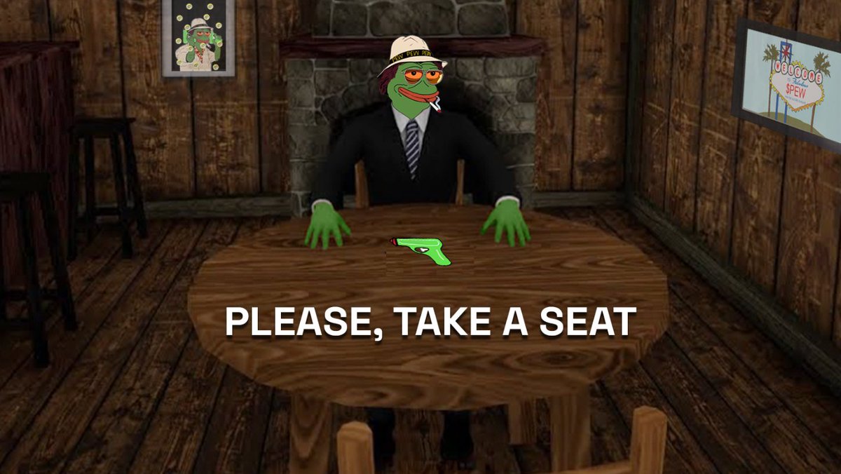 pew_on_blast's tweet image. I haven&apos;t seen @jenndefer posting about $PEW...

As a result, we’ll start playing PEW Roulette!
- Every hour, I will shoot one of my followers (ban)
- The roulette stops if Jenn posts a video

Time is running, @jenndefer ⏳