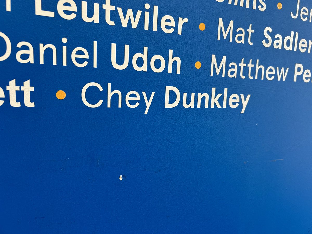 Cyclone_Signs's tweet image. Congratulations to @Dunks_92 for your 100th game with @shrewsburytown! It was great to be able to put your name up on the 100 wall!

#cyclonesigns #football #shrewsburytown #STFC #cheydunkley #100games #vinyllettering #vinylgraphics #wallgraphics #shropshire #shrewsbury