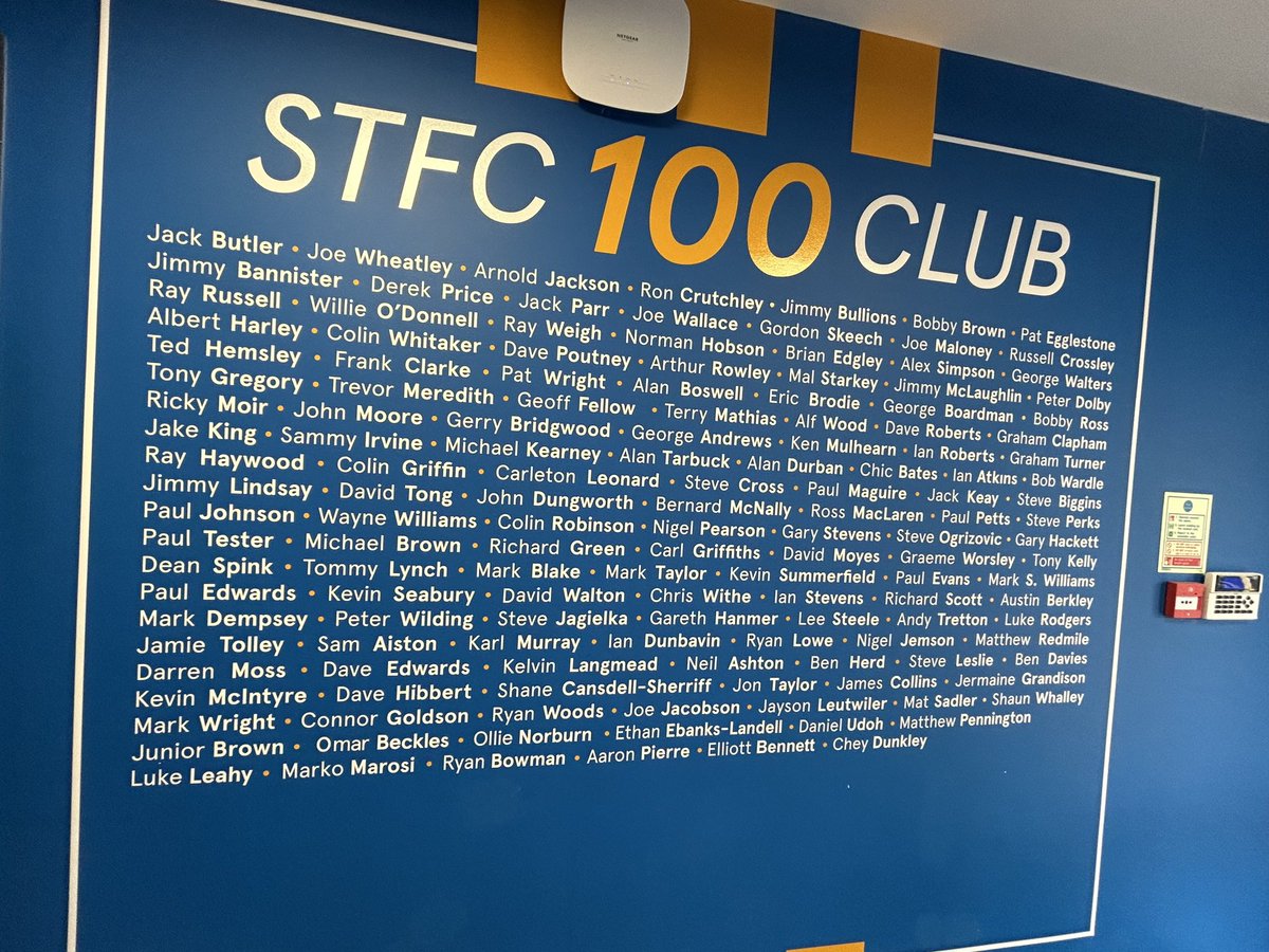 Cyclone_Signs's tweet image. Congratulations to @Dunks_92 for your 100th game with @shrewsburytown! It was great to be able to put your name up on the 100 wall!

#cyclonesigns #football #shrewsburytown #STFC #cheydunkley #100games #vinyllettering #vinylgraphics #wallgraphics #shropshire #shrewsbury