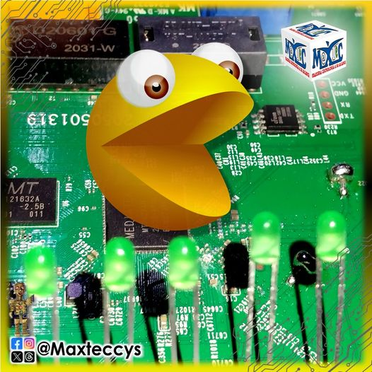 MaXTeCCyS's tweet photo. #DiaMundialdePacMan #DiadePacman #Pacman #ComeCocos
◎
💻 #maxteccys #maxteccomputacionyservicio 🖥️ #circuito ⏚ #circuits 📱 #tarjetaelectronica ⏛ #electronicscomponents 🔋 #componenteseletronicos ⚡ #electronica ⎍ ⎓ #electronics 🖱 #chips 💾 #computador #computadora https://t.co/TmPs5CesYd