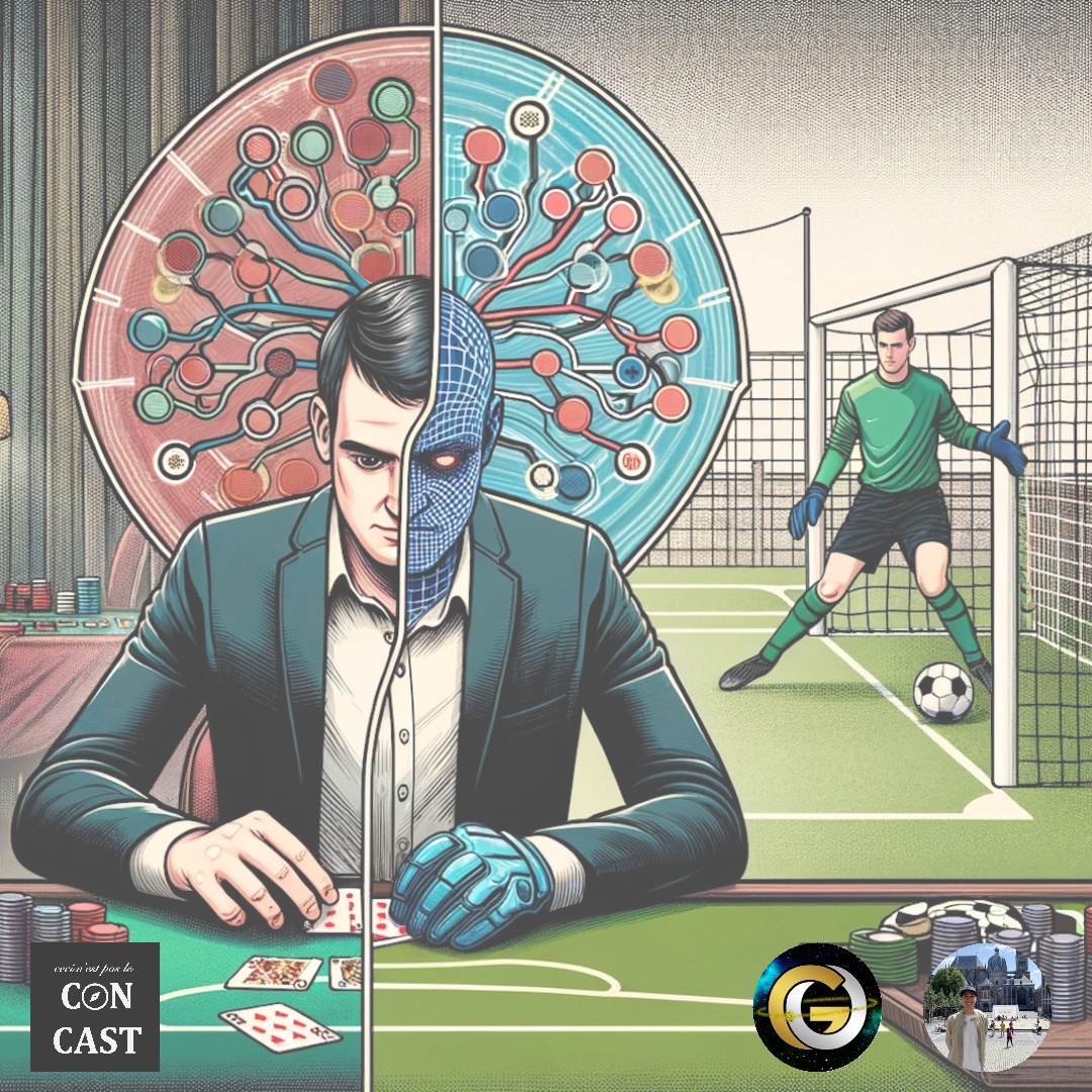 concastx's tweet image. #229 じゃんけん、サッカー、そしてポーカー (前編) (Gota, Aki)
        
1. 🧠 意思決定
2. ⚽ サッカー
3. 🃏 ポーカー
4. 🎲 不完全情報ゲーム
5. 📈 期待値 - 確率を踏まえた意思決定
        
#コンキャスト #concast
🙌視聴はこちらから linktr.ee/concastx