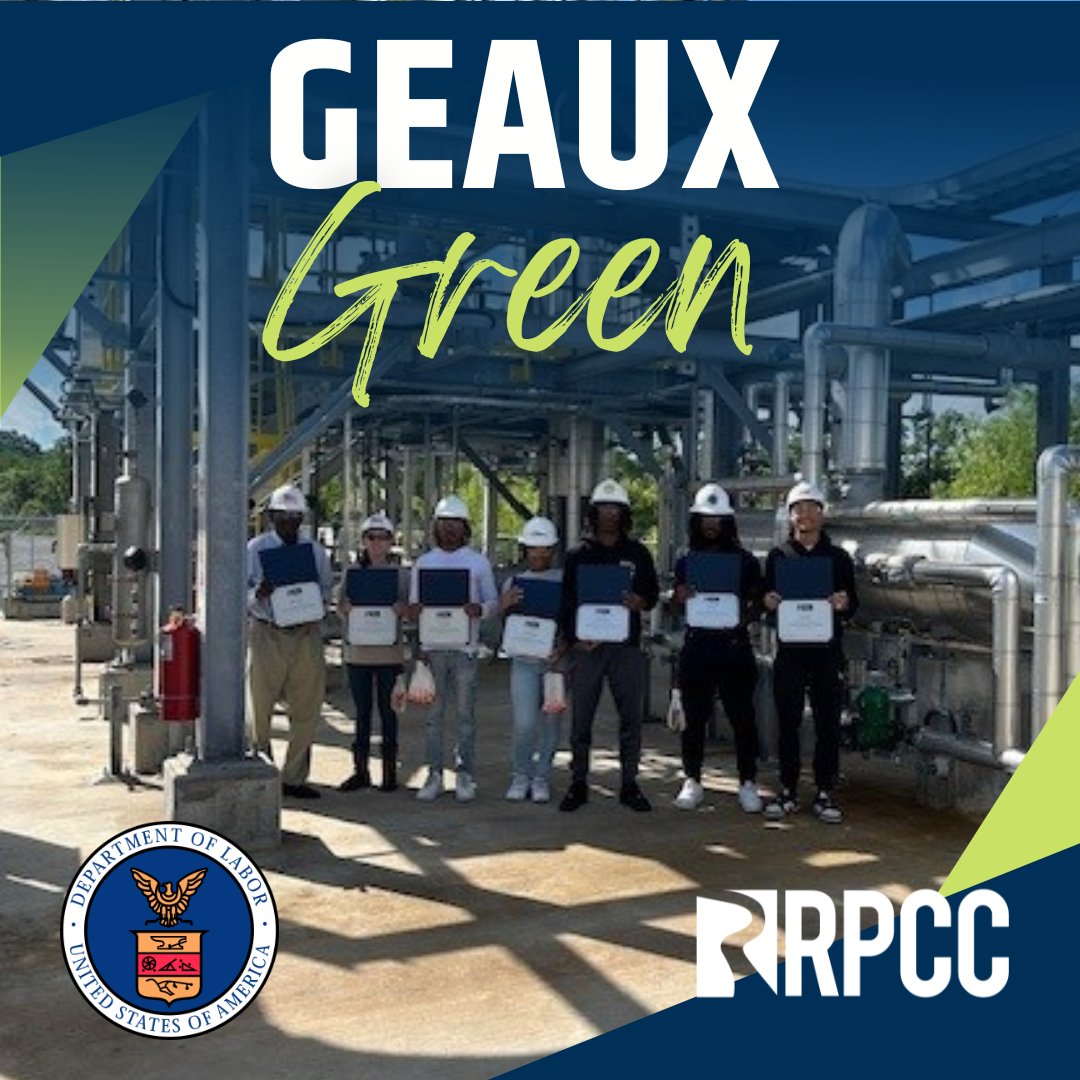 Please join us in congratulating our second round of completers for the the Green and Low Carbon-based Basic Operator Training program. These students received industry-specific training which included, hands-on process unit training and interactive classroom lecture. #RPCC