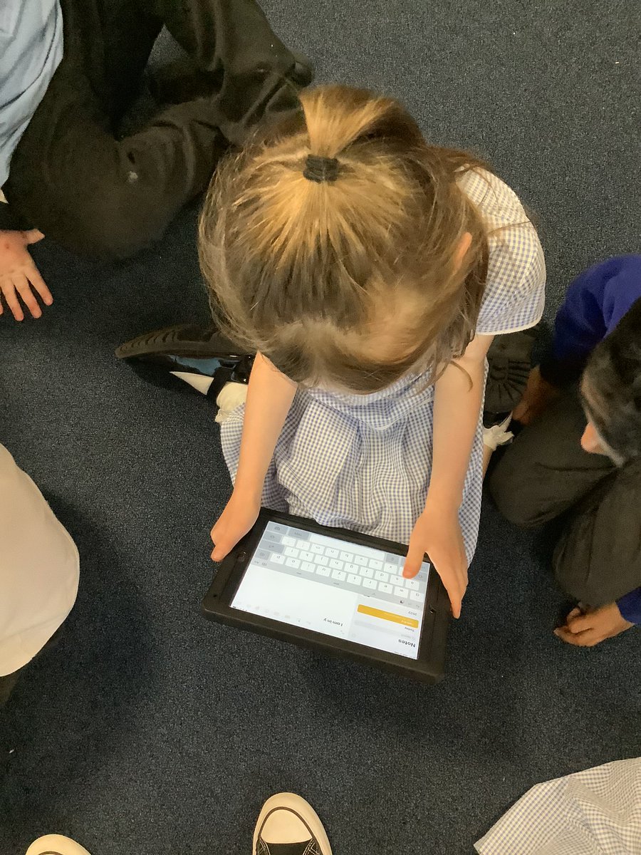 Year 2 have been practising their typing skills on IPads today and have been exploring different keys and their functions. #MPPScomputing
