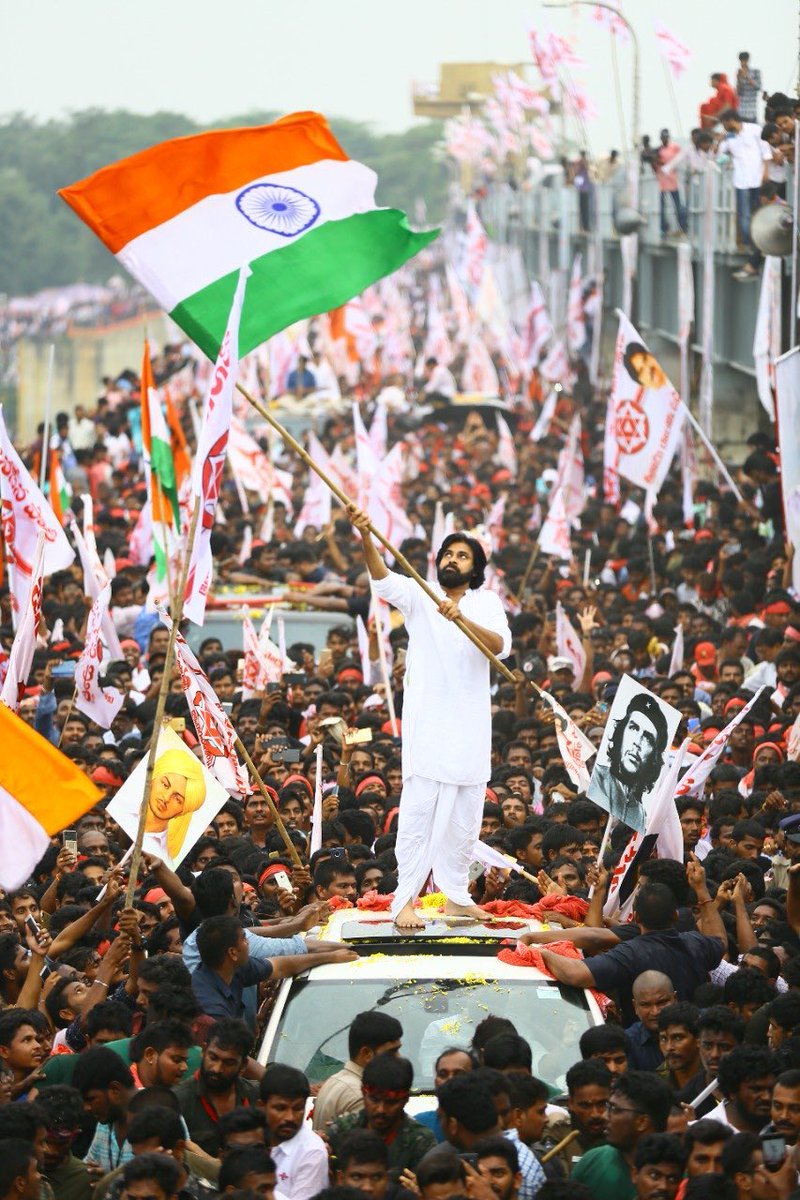The leader of Masses who never shy to be proud of his Nation Bharat

#PawanKalyan