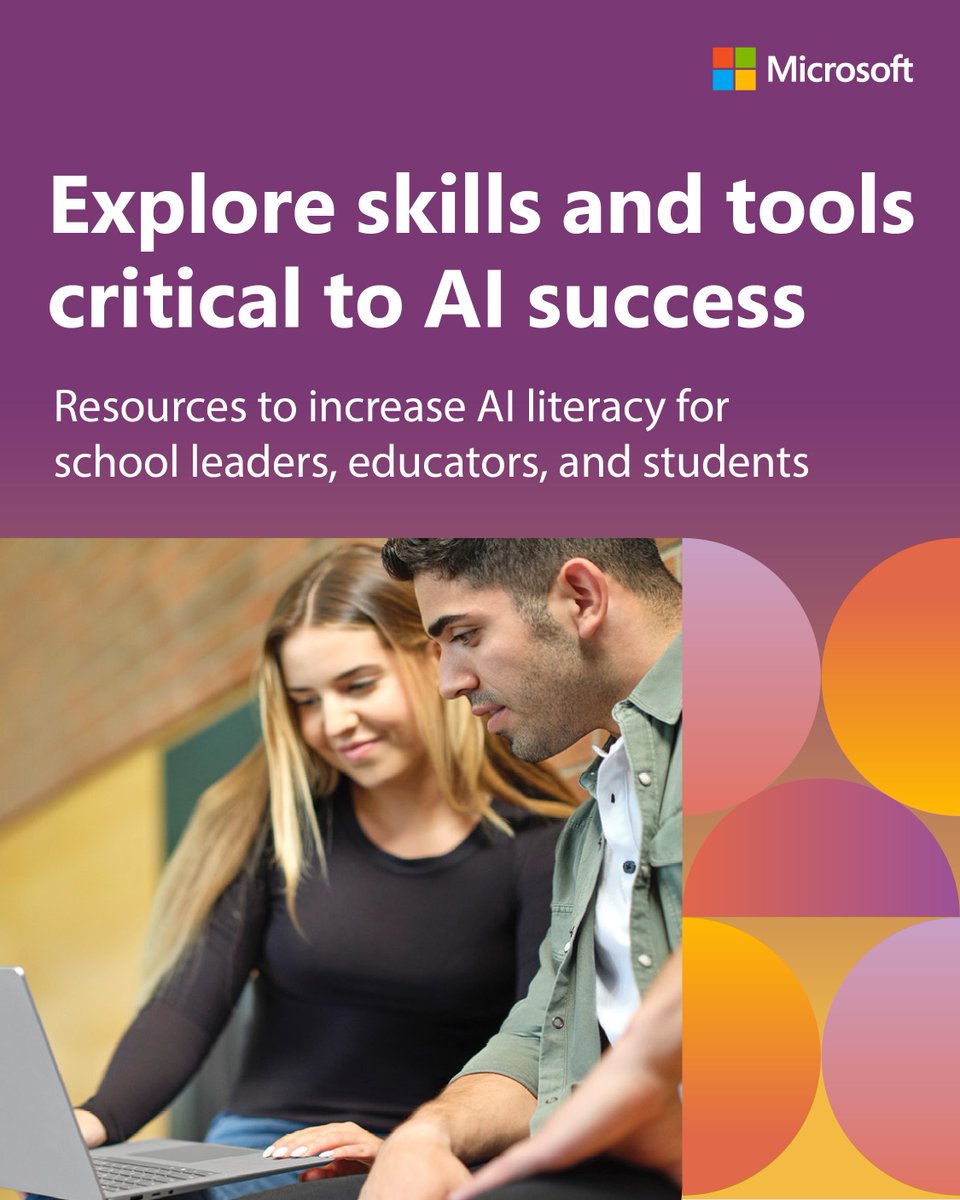 A new IDC InfoBrief shows the need for an #AI workforce has already arrived. Will your students be prepared? See how #MicrosoftEDU can help increase AI literacy for your learners: msft.it/6016Ybb0O