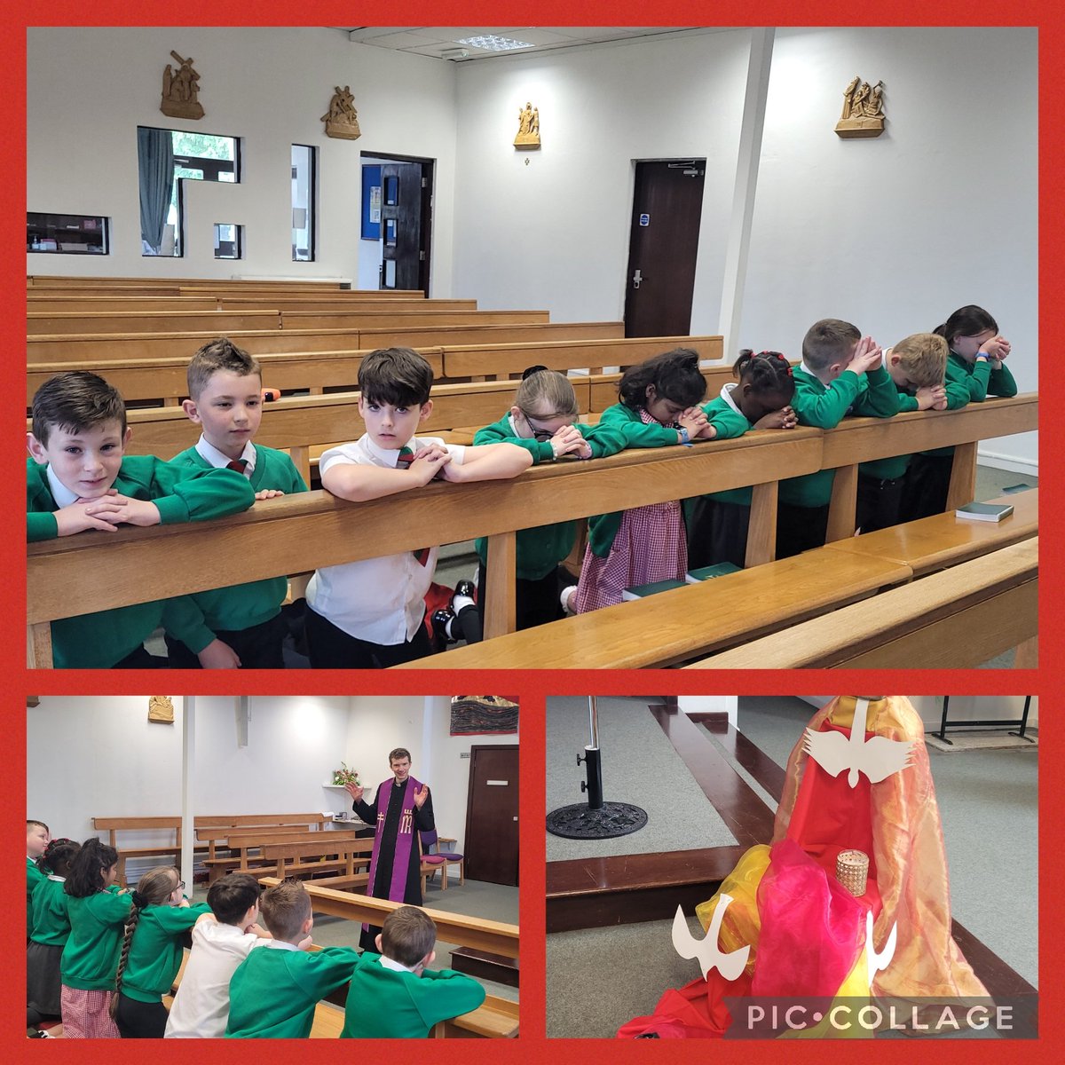 Thank you Fr. Laurence, Fr. Brian, parents & catechists for preparing us for this moment.... receiving the Sacrament of Reconciliation for the first time. 🙏Turn back to the Lord God who is rich in forgiving. Isaiah 55: 6-9🙏