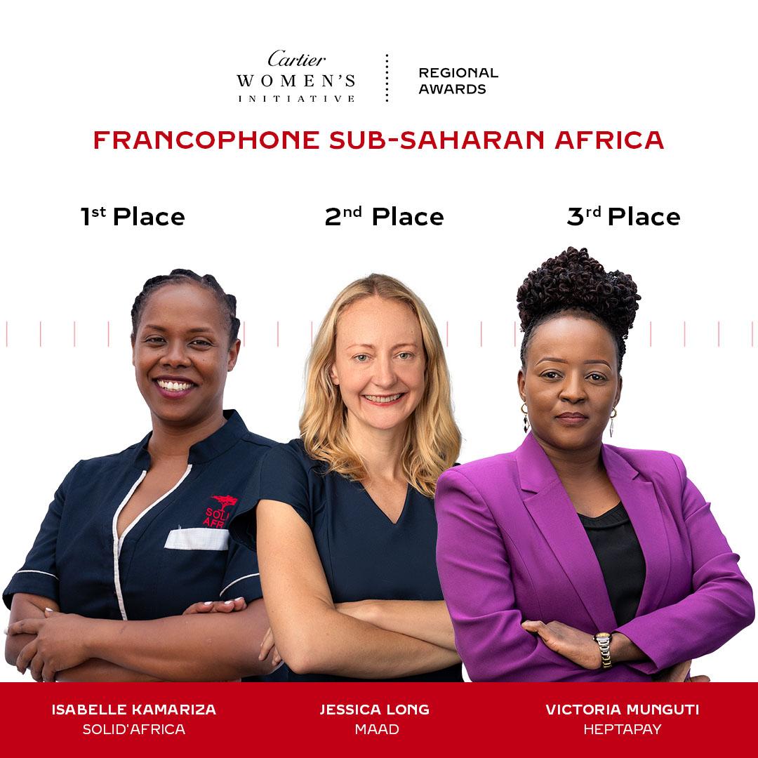 Congratulations to our visionary president and founder, @solidisa, for being recognized with the prestigious FIRST PLACE in the @CartierAwards #ForcesForGood Francophone Sub-Saharan Africa category! 
This incredible achievement is a testament to her dedication and tireless