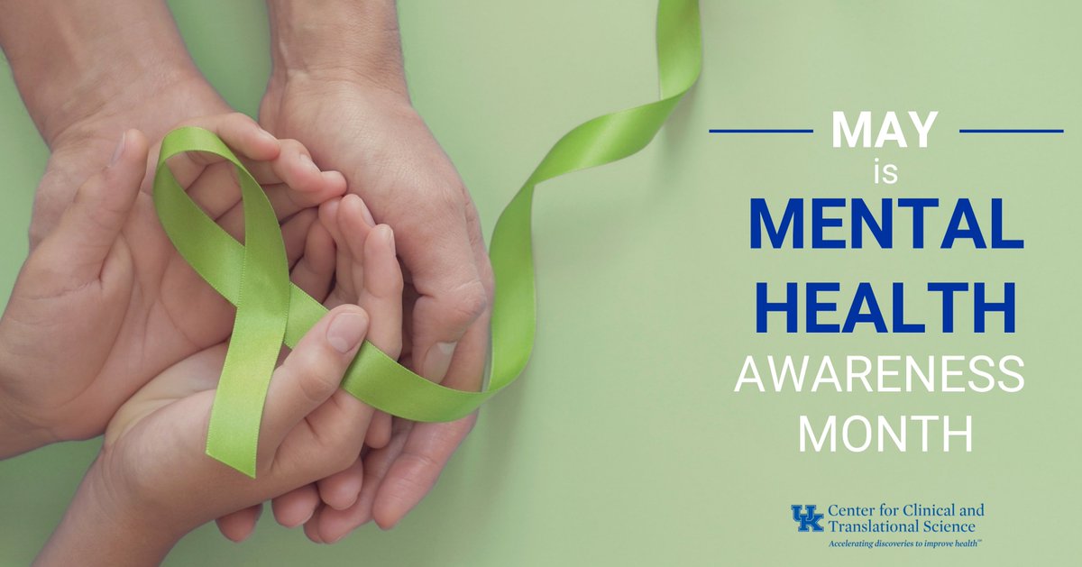 May is #Mentalhealthawareness Month! Researchers at UK's @UK_CCTS invite you to participate in studies related to mental health. YOU can make a difference by participating in research! To learn more, click here: ccts.uky.edu/participate-re…