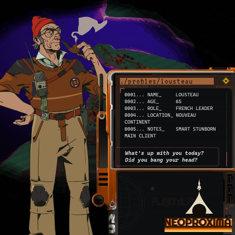 Ok, donc le #GiscardPunk existe, et bien sûr le concept a son propre subreddit.

Du coup plutôt fier d'y voir un post à propos de Neoproxima, puisque c'est vrai qu'on est quand même très #GiscardPunk

Le post -> reddit.com/r/Giscardpunk/…

Le jeu sur Steam -> links.lonestone.games/neo-steam-pt