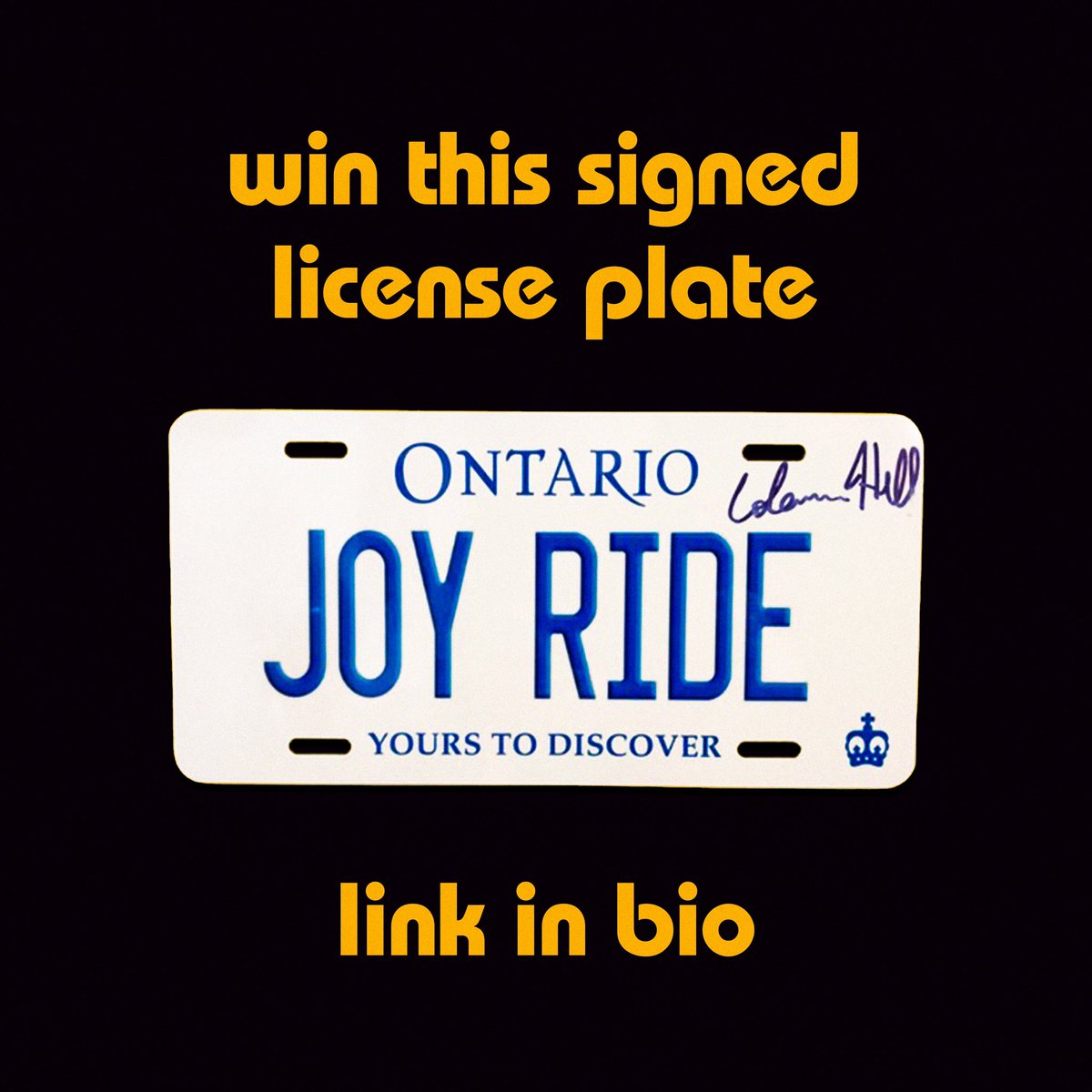 My new album “JOYRIDE!” Is out this Friday! 

Pre-save the album for a chance to win the 1 of 1 JOYRIDE license plate used in the JOYRIDE music video. ALSO the first 50 people to presave will be sent a JOYRIDE bumper sticker in the mail. 

toneden.io/td-user-mozhuh…