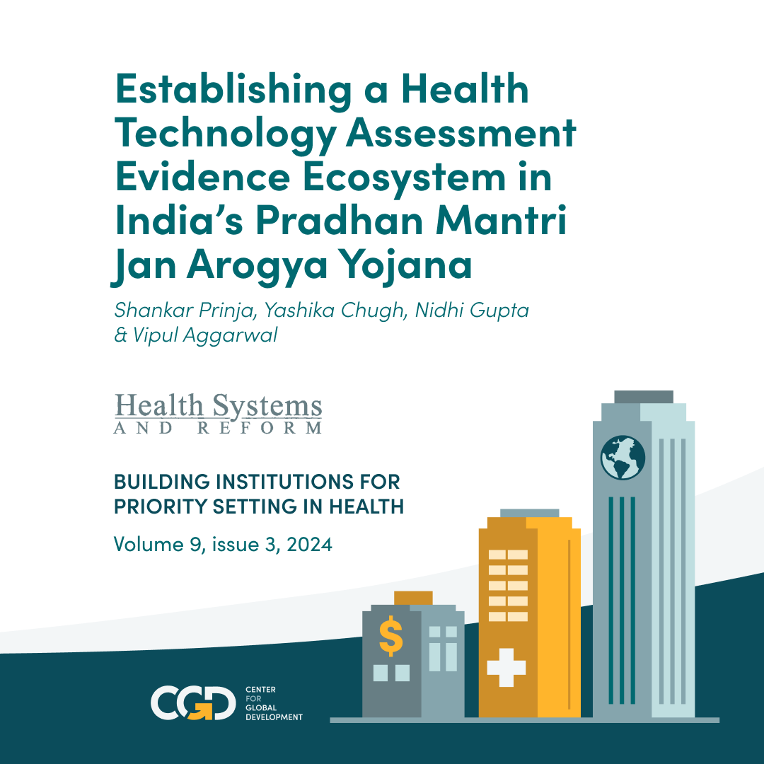 Health Technology Assessment (HTA) is resulting in cost-effective and evidence-based decision-making processes within PM-JAY in India! Here are some examples presented by @shankarprinja, Yashika Chugh, Nidhi Gupta, and @ipsvipul_ in their latest research🧵