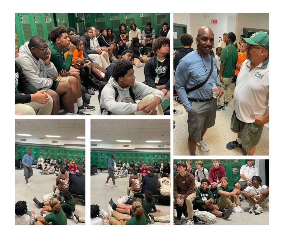 Big THANK YOU to the Bogalusa High School legend, NFL Alum and Atlanta Falcons scout, Bruce Plummer for pouring into our Tigers about the discipline, dedication and commitment it takes to reach their goals and surpass them! 
#BE⁴ #DPS #GMG