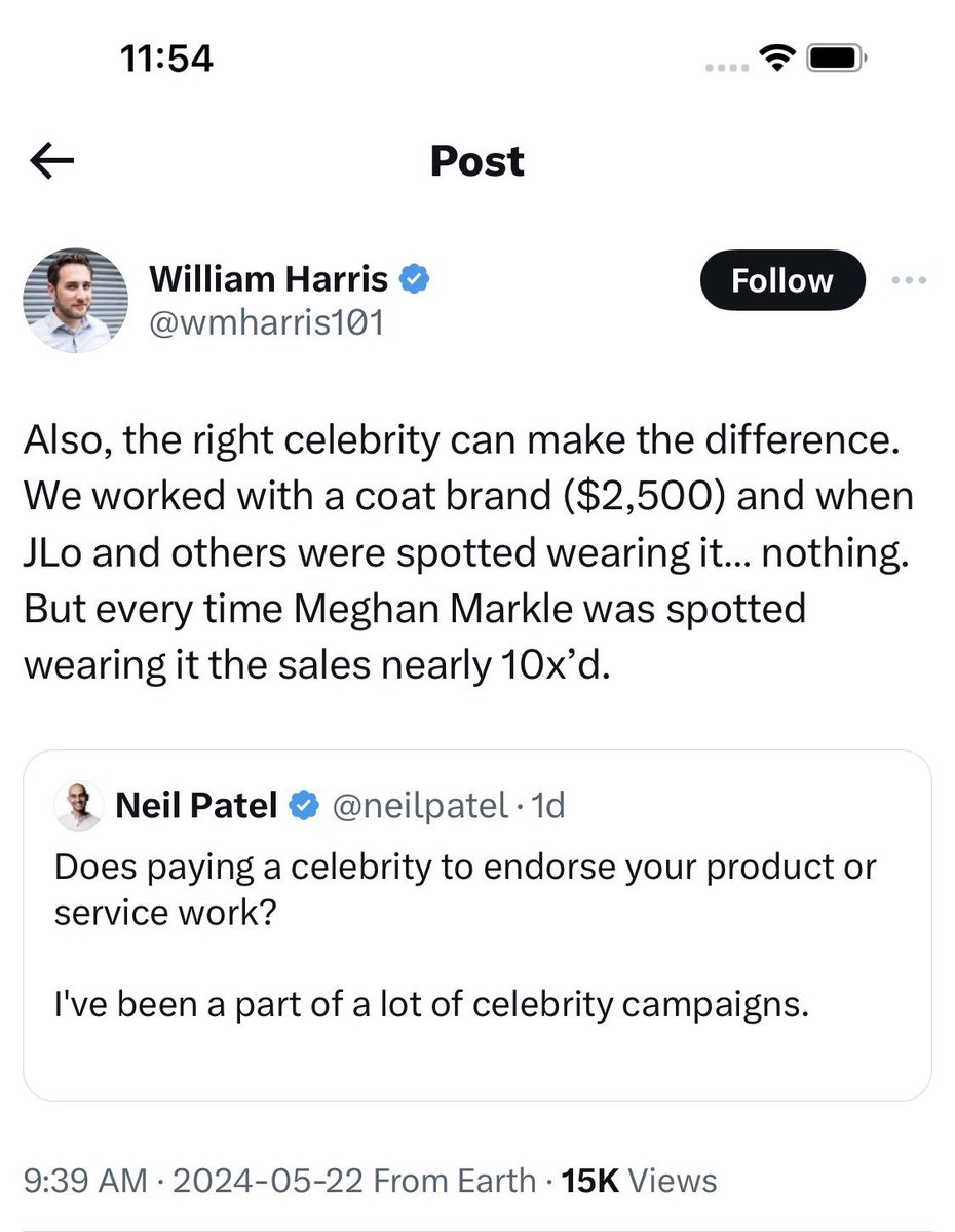 Men Lie
Women Lie
Number don't

#PrincessMeghan is no one's paid influencer, yet she moves products.