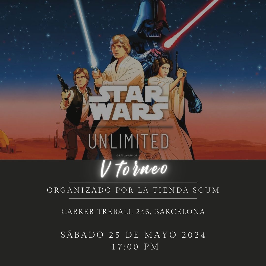 ¡No te pierdas nuestro torneo de SW Unlimited en formato Premier! 🌟 Participa en emocionantes partidas al mejor de 3, ¡y demuestra tu destreza en el juego! 🃏 ¡Inscríbete ahora y asegura tu lugar! facebook.com/events/3919484…

#SWUnlimited #LaTiendaScum 🏆✨