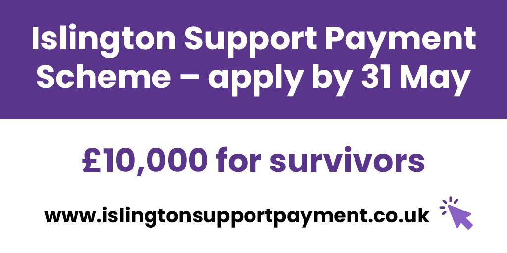 📢 SCHEME CLOSES NEXT WEEK: Do you know someone affected by abuse while placed by Islington Council in one of its children’s homes between 1966 and 1995? If so, please let them know the Islington Support Payment Scheme is open for applications for a £10,000 support payment. /1