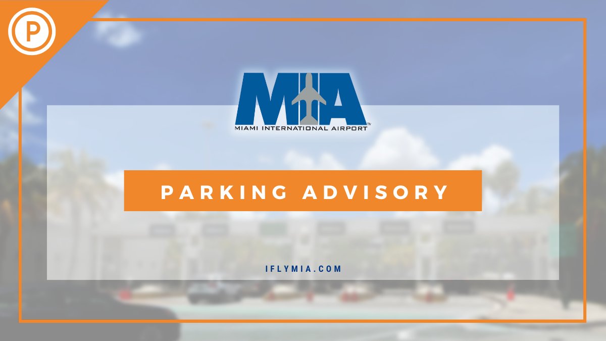 ⚠️ #TravelAdvisory (05/22/24)⚠️ Parking is available but will be limited in our garages this #MemorialDay weekend. If you will be traveling, arrive early and consider these alternatives to get to MIA: ☑️ Rideshare or taxi service ☑️ Limo or car service ☑️ @IRideMDT & @Tri_Rail ☑️