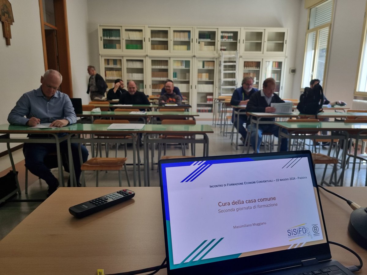 Oggi a #Padova per seconda giornata di formazione su #curadellacasacomune per gli economi conventuali della Provincia Italiana di Sant'Antonio di Padova Ofmconv 

<a href="/sisifosrl/">Sisifo - Società Benefit - B Corp</a> #ecologiaintegrale