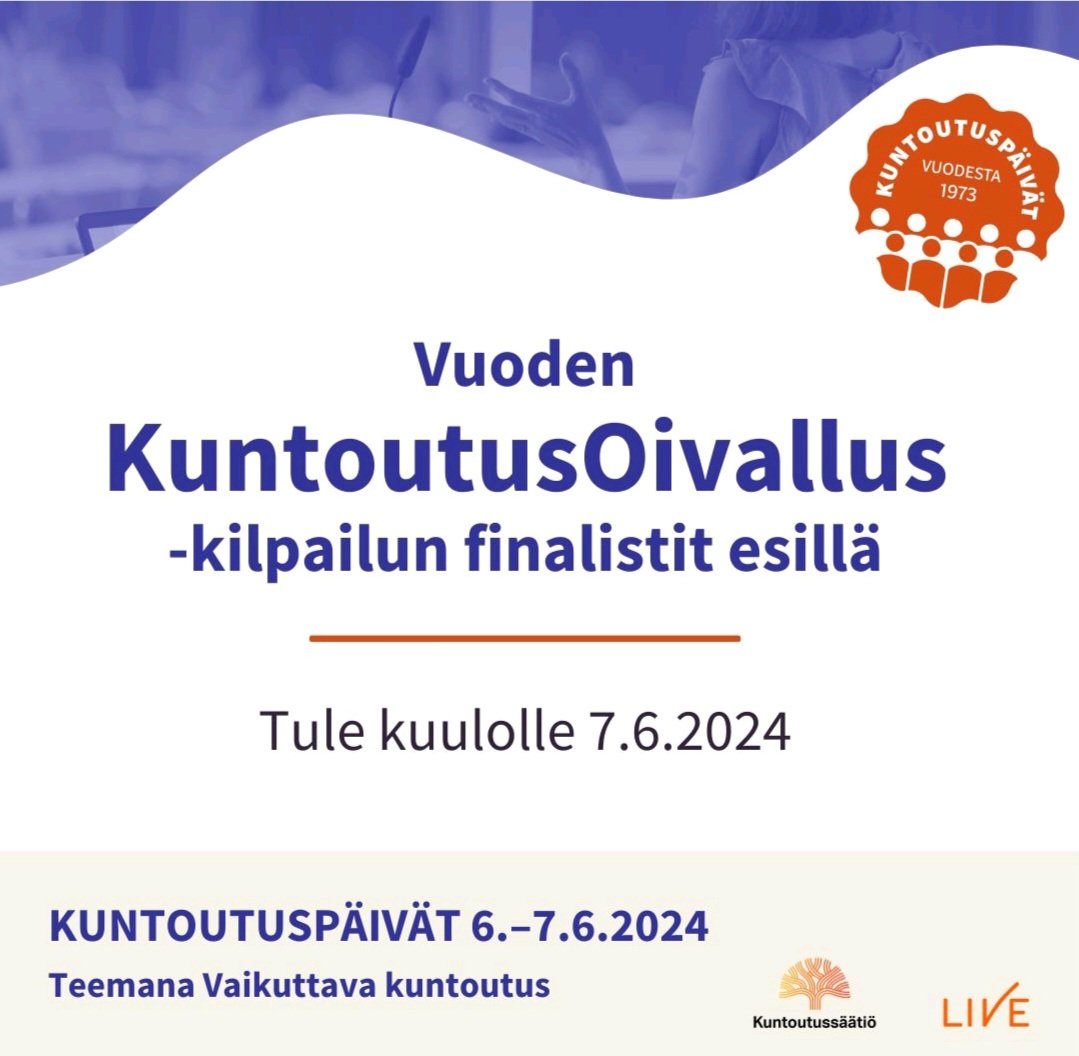 Mielenterveyskuntoutujien työllistymistä edistävä IPS-hankeemme on KuntoutusOivallus-kilpailun finaalissa 7.6.2024 ✨

Finaaliviisikkoon pääsy on tunnustus työlle, jota olemme <a href="/varma_tweet/">Työeläkeyhtiö Varma</a> ja Spring housen 3-vuotisen pilottimme aikana tehneet. Kiitos siitä 🩷. #Kuntoutus #IPS