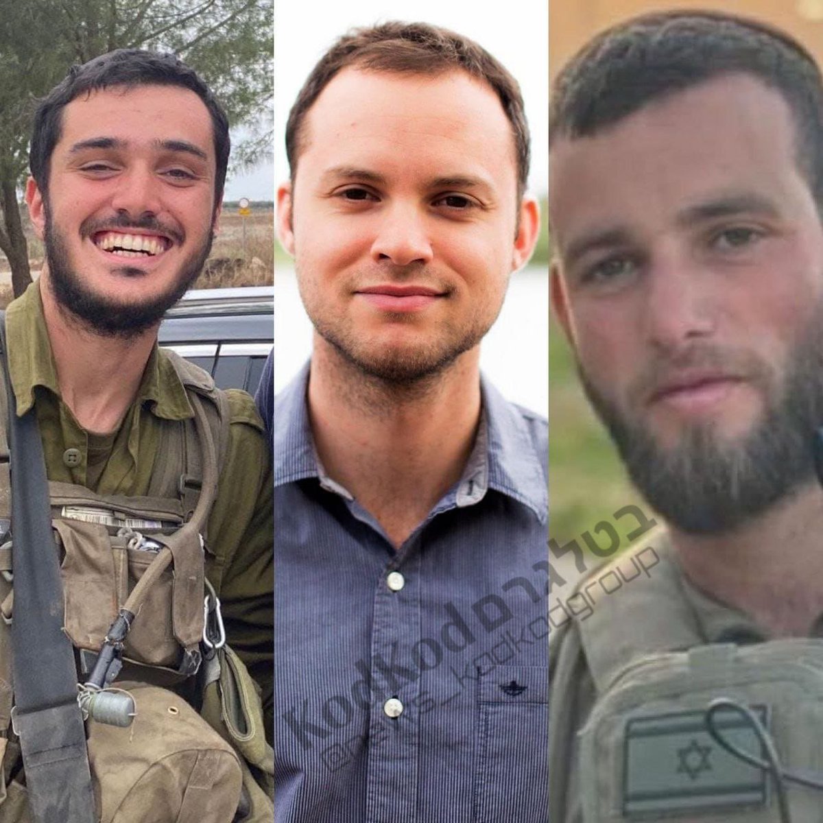 🕯️Cleared for publication: 3 IDF soldiers fell in the battle for the defense of the people and the country.💔🥀 🕯️Major (responsible) Gideon Chai Dirou (33) from Tel Aviv. 🕯️Capt. Israel Yudkin (22) from Kfar Chabad, a combat officer in the Kafir Brigade. 🕯️Sergeant Eliyahu