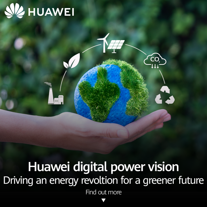 Huawei Digital Power is a leading provider of digital power products & solutions globally. We are committed to integrating digital & power tech to create clean energy & foster energy digitalization, paving the way for a greener future. bit.ly/4bCMt9L #GreenEnergy