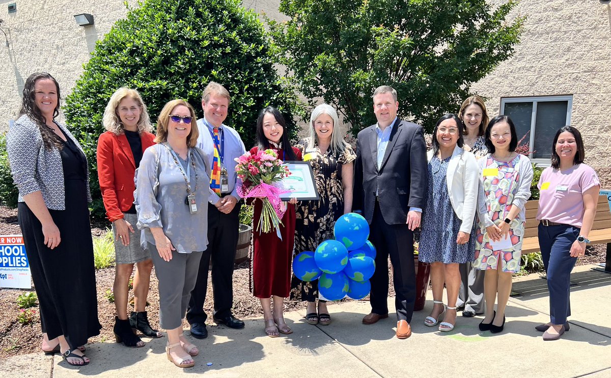 Congratulations to @Jinjing_Chen19 from @MarvinESNC, the 2024 @ParticipateLrng Teacher of the Year! Way to go! #TeamUCPS @UCPSNC @UCPSNCCareers @davidb_young @UCPSCollegePrep 👏💯👏💯