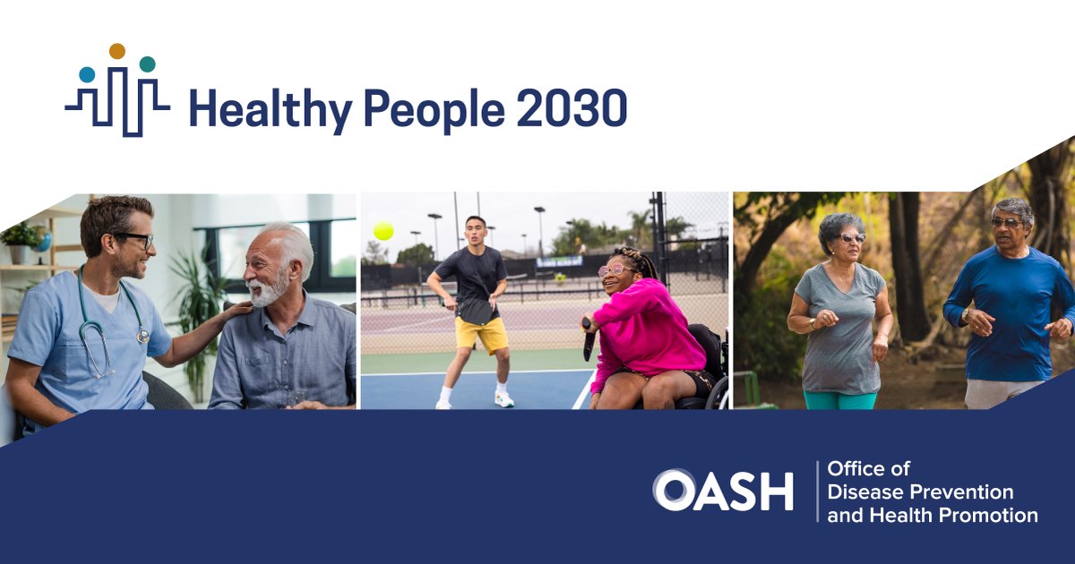 Join us on Wednesday, June 12, at 2 p.m. ET for the next Healthy People 2030 webinar! You’ll learn about #HP2030 objectives related to air quality and its effects on our health. Learn more and register: health.gov/news/202404/re…