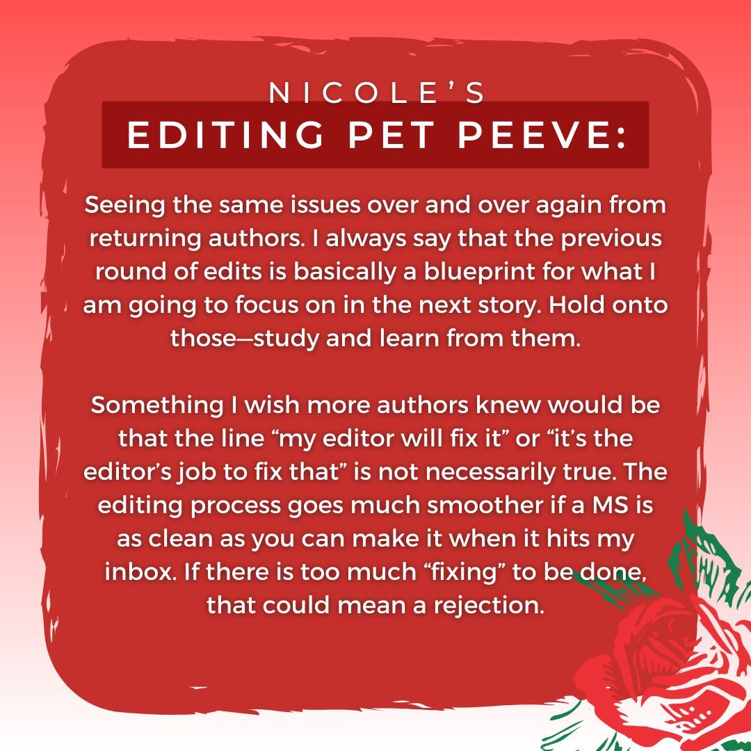 Today, we are celebrating #Editor Nicole D’Arienzo! 🌹📕 In honor of our 18th year in business, we want to shine a spotlight on our team of incredible #womeneditors and #womenartists who work tirelessly behind the scenes, shaping the #books you love.