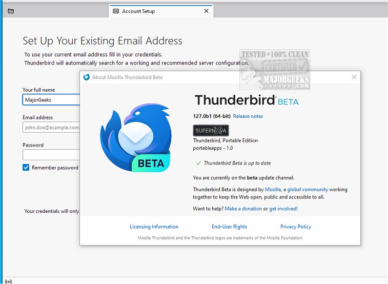 majorgeeks's tweet image. New! Mozilla Thunderbird Supernova Portable 127.0 Beta is an email client that prioritizes safety, speed, and user-friendliness.
majorgeeks.com/files/details/… #email #opensource #portableapps