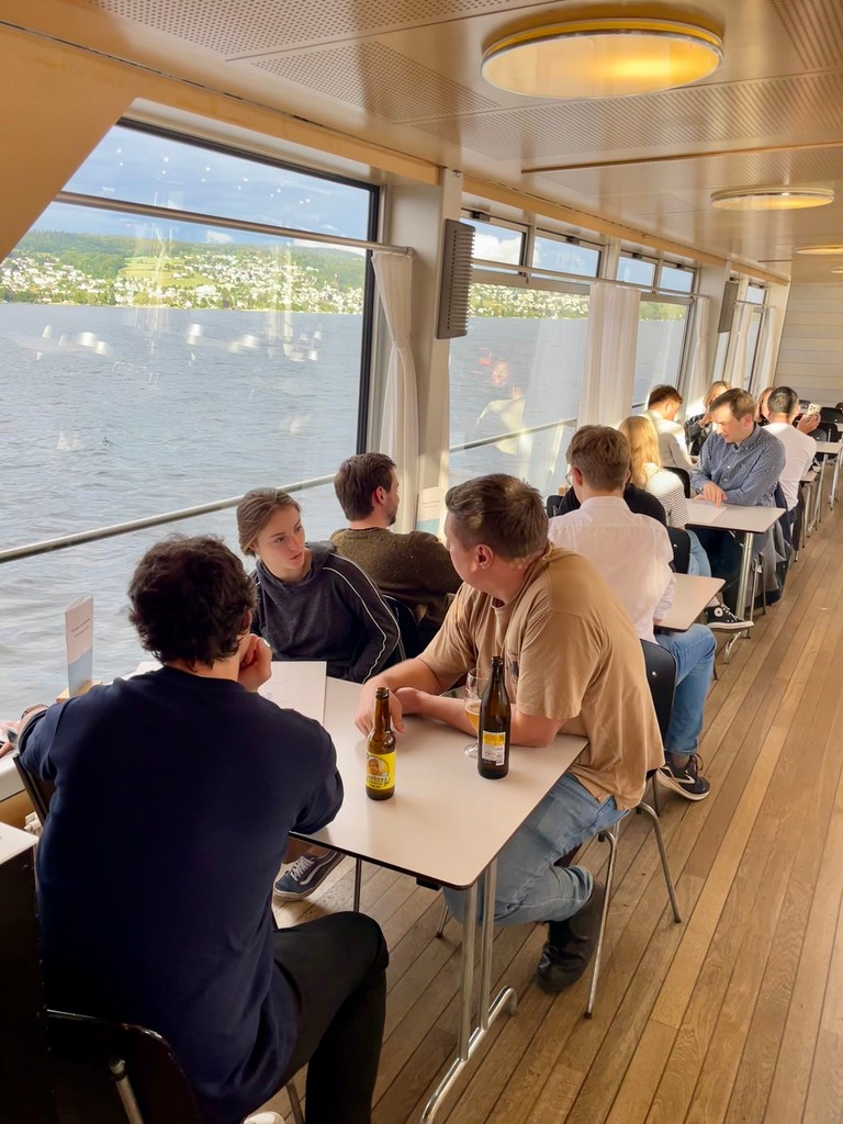 youngSCS1's tweet photo. Wrapping up an incredible journey! Today, the Zurich cohort of the Swiss Chemical Society’s mentoring program gathered for a scenic cruise around Lake Zurich to mark the closing of our fruitful months together. Cheers to all our participants for making this journey so memorable! https://t.co/r7cuk6lNUA