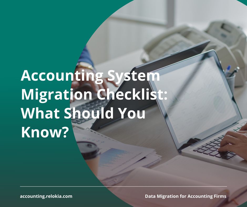 RelokiaLLC's tweet image. 🔄💻 Considering a switch in your accounting system? Our blog post explores crucial steps and considerations for a seamless migration. Check it out now to avoid common pitfalls and streamline your migration process:buff.ly/3WL90uA

#PainlessDataMigration #MigrationService