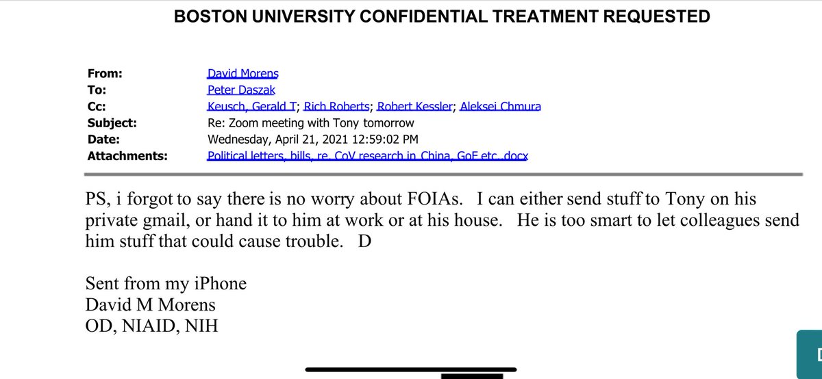 Fauci is too smart for FOIAs The corruption is astounding