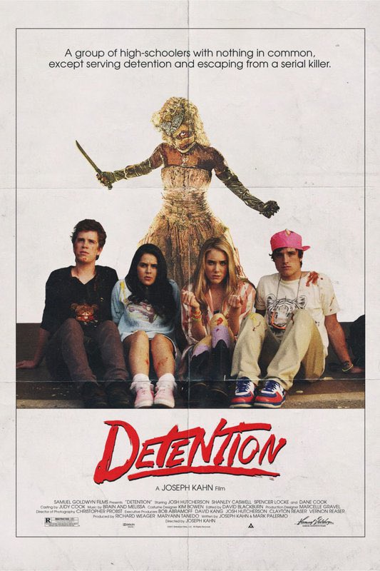 hearnesque's tweet photo. I think about this film on a daily basis more than any other movie. Bloody love Detention @JosephKahn @MarkPalermo https://t.co/99vHLjVdDx