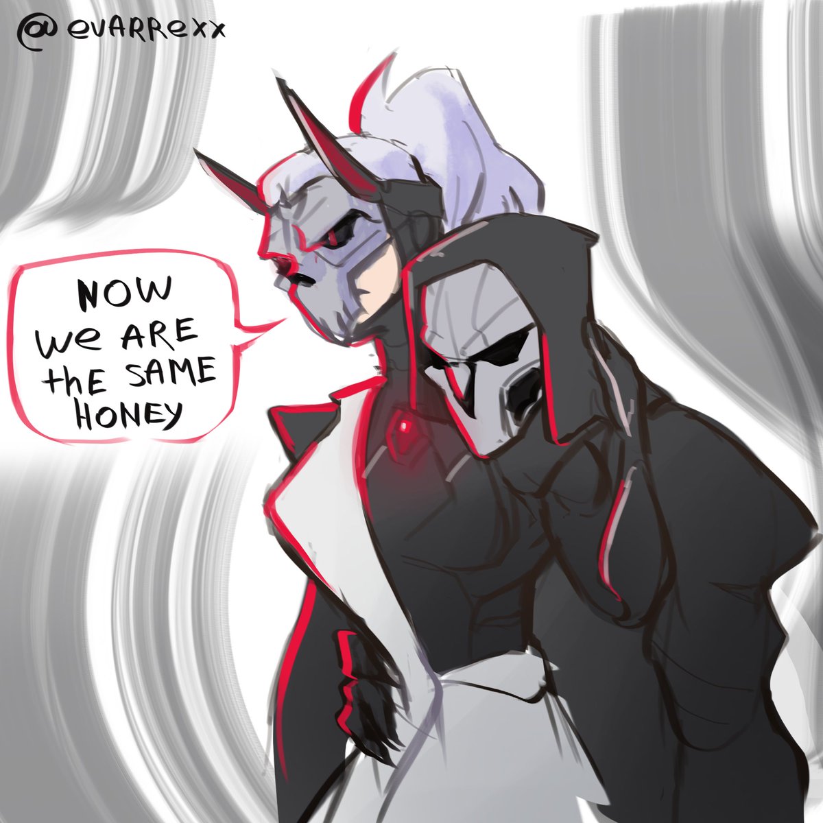 evarrexx's tweet photo. Luv new Mercy skin 
#overwatch #fanart https://t.co/H07YArfoxy