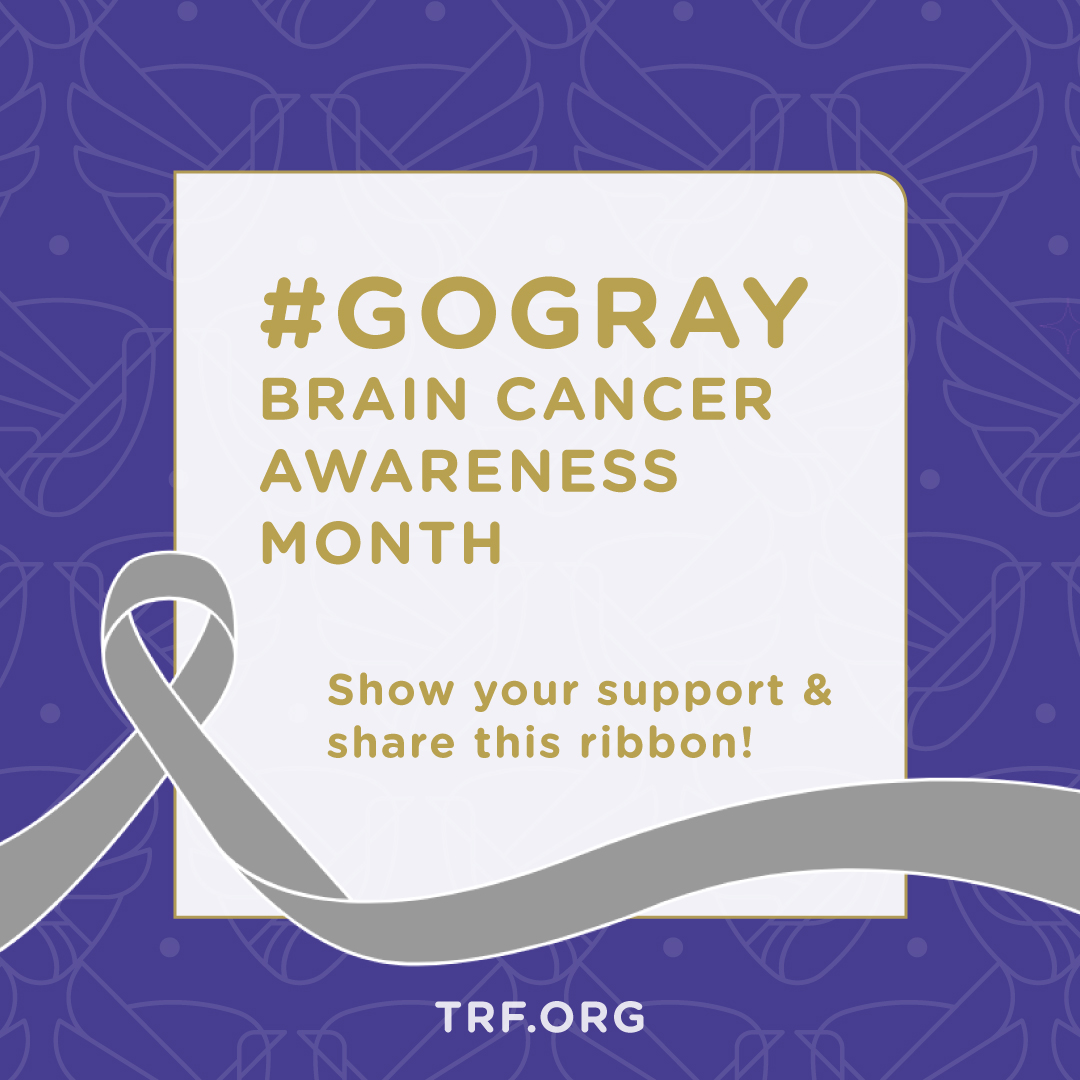 trfdotorg's tweet photo. An estimated 3,657 children are living with a brain tumor in the U.S. #GoGrey with us for Brain Cancer Awareness Month. For children diagnosed with cancer, including brain tumors, their childhoods are interrupted, and the impact on the entire family is devastating. https://t.co/UGeb4Tf3FX