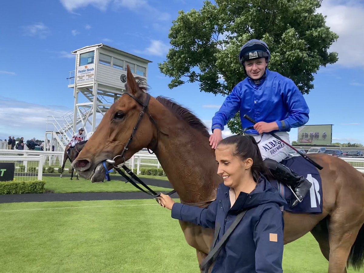 A very happy trip to @GTYarmouthRaces with #Duchess breaking her duck on her first run of 2024. A lovely mare, very well ridden by Adam Farragher. Delighted that she has rewarded the patience & support of owners The Quieter Than A Mouse Syndicate.