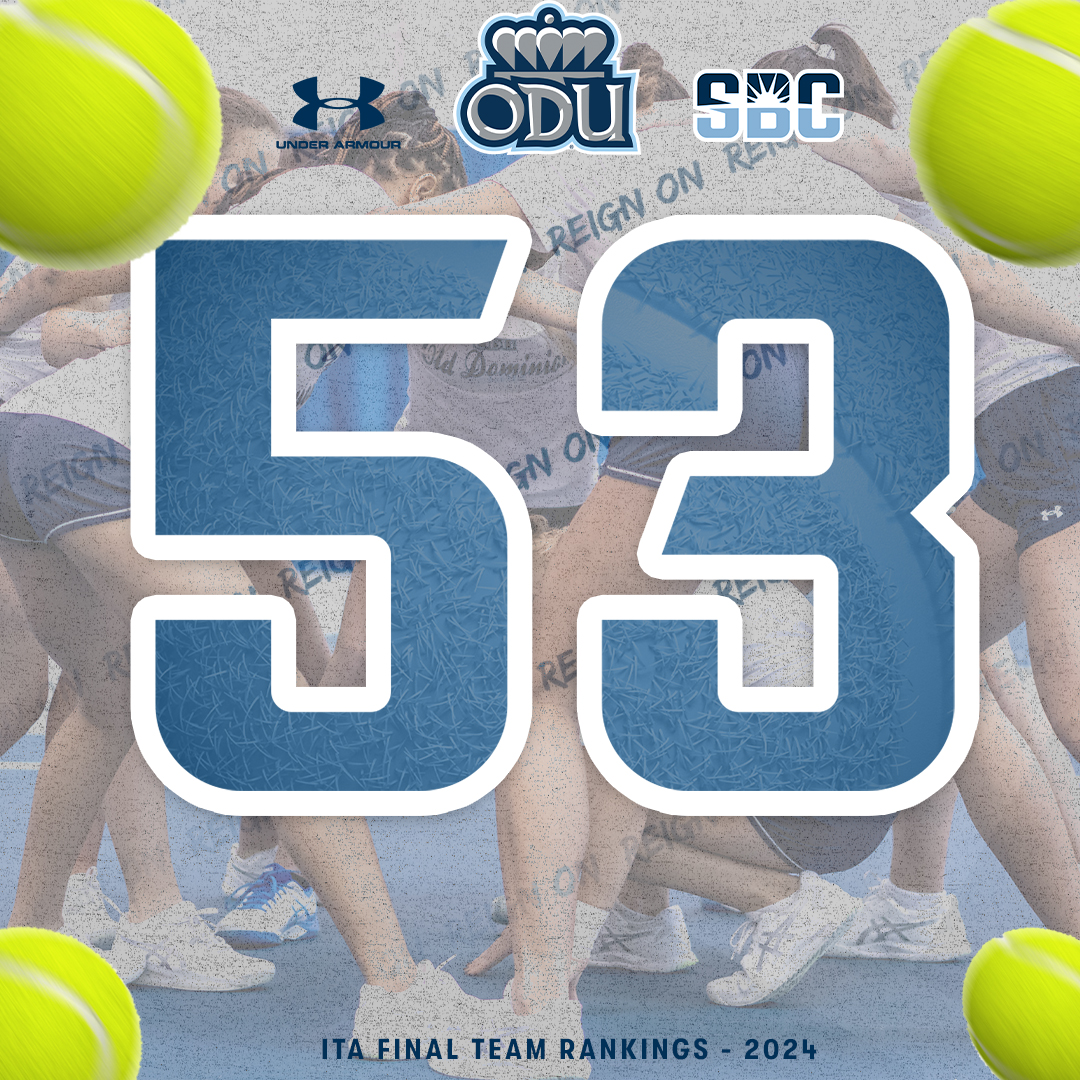 The @ITA_Tennis final team rankings were released Wednesday morning and your Monarchs finished the year ranked 53rd nationally.

Congrats Ladies!

#ODUSports | #Monarchs | #ReignOn