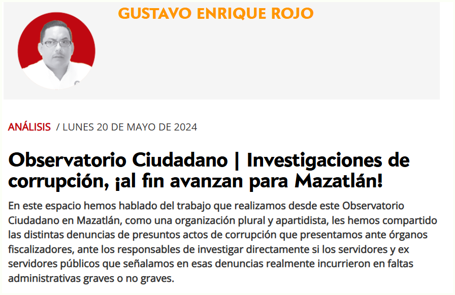 Observatorio Ciudadano Mzt tweet media