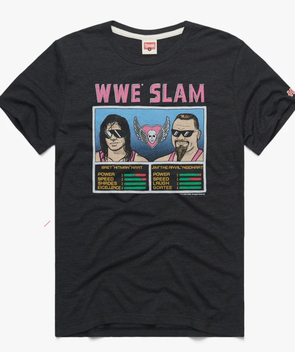 Hi, I'm Glen, and I'm a wrestling tee addict. 

Homage slid this into my feed; they know me all too well. A moth to a flame. 😄 

#tshirt #tshirtaddict #brethitmanhart #jimanvilneidhart