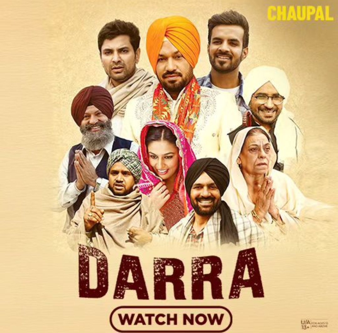 Punjabi film #Darra (2016) by #ParveenKumar, ft. @GurpreetGhuggi @ursHappyRaikoti #ManveerRai @kartaarcheema #ShivendraMahal #SaedarSohi @anmol_karamjit #RanaRanbir #PammiBai & #NirmalRishi, now streaming on @ChaupalApp. @WhiteHillMusic_