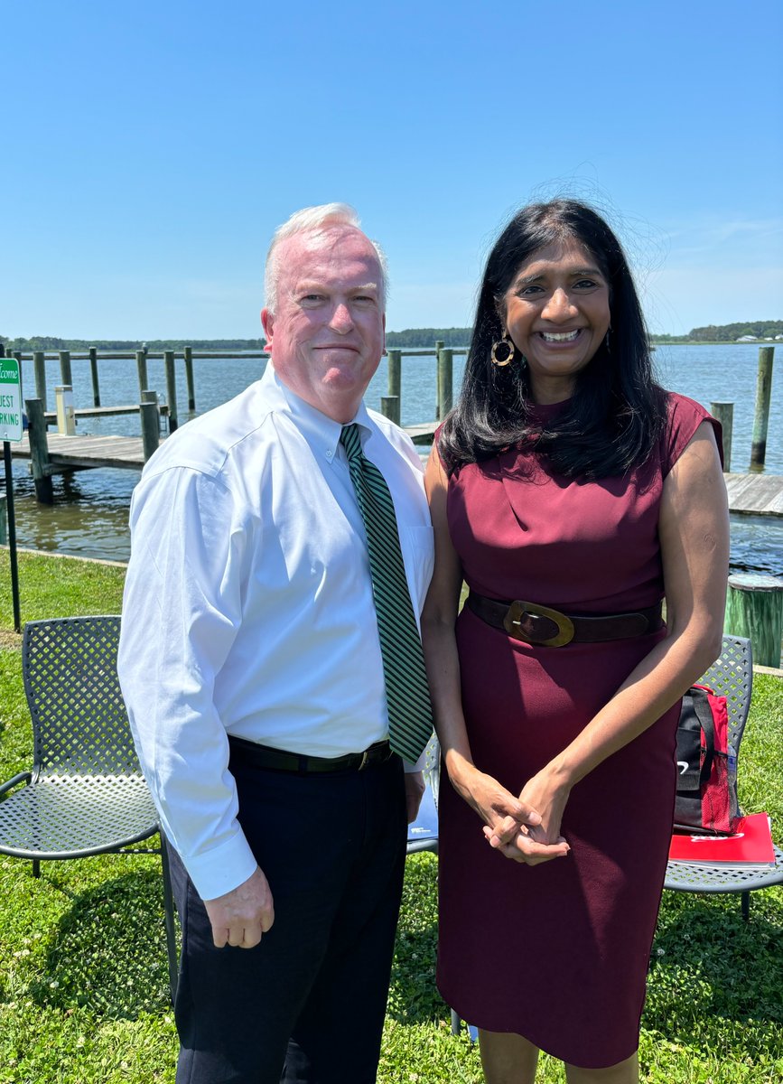 WRAP’s Kurt Erickson today with Maryland Lieutenant Governor Aruna Miller (@LtGovMiller) on Maryland’s Eastern Shore at partner @AAAMDNews' annual Memorial Day news conference focusing on summer highway safety. ☀️ #DriveSober