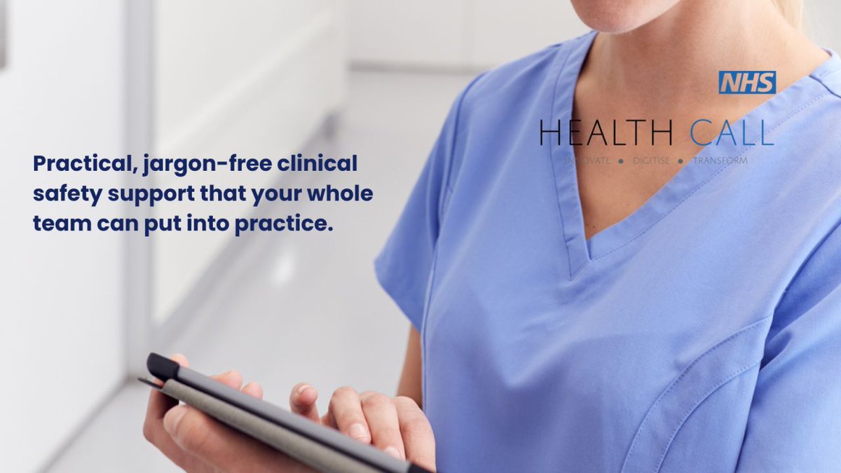 Could your team use extra support in delivering digital clinical safety?📱
NHS Health Call's clinical safety team can help support with:
•DCB 0160
•DCB 0129
•DTAC clinical safety
•Training
Find out more➡️ zurl.co/ViFX
