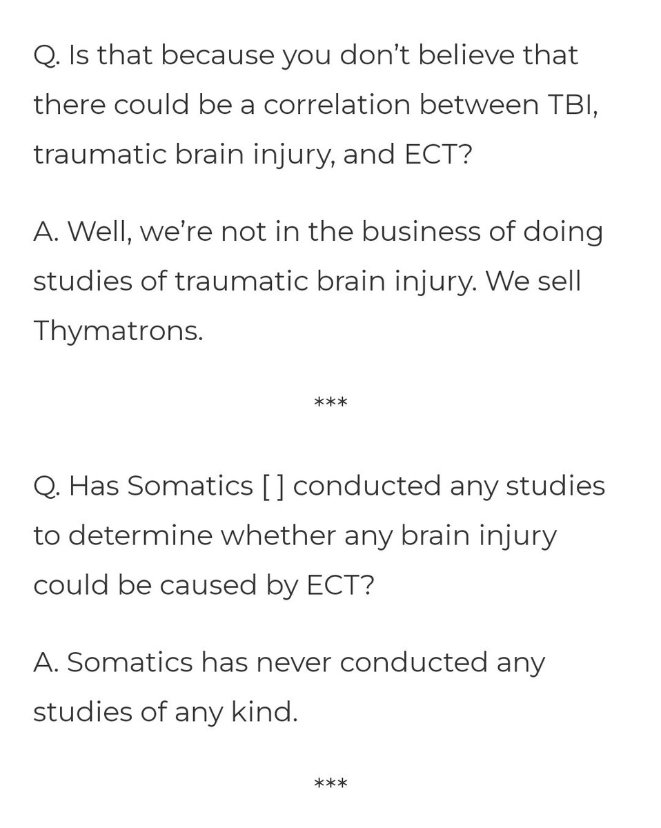 <a href="/CunliffeSue/">Dr Sue Cunliffe (MBchB honours)</a> Schwartz is in the business of selling ECT machines with his partner, Abrams. Their interest in patient safety is clearly illustrated in this recent court report.
