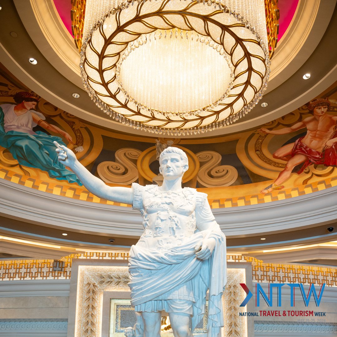 Caesar is celebrating National Travel and Tourism Week ✨ 

@USTravel | #NTTW24