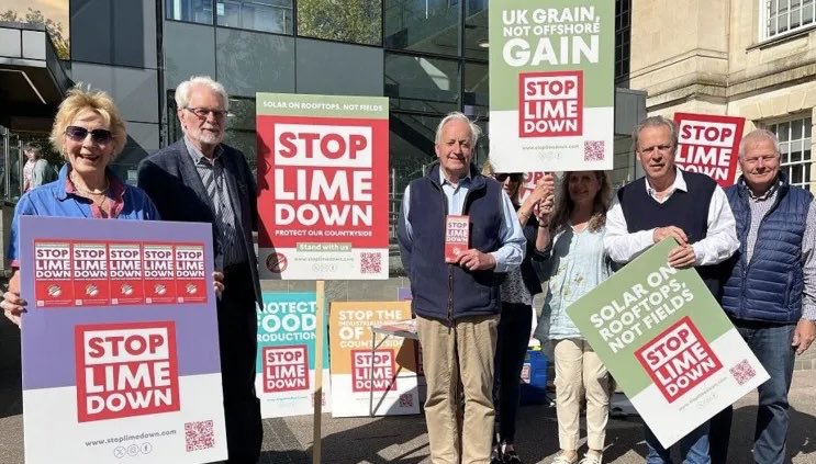 Here we are lobbying Wiltshire Council yesterday. HOORAY they voted near unanimously to support #StopLimeDown Massive boost & major battle won in the long-term war against #Macquarie #GrainNotGain #GreenNotGreed #GrassNotGlass #OnwardsToVictory stoplimedown.com