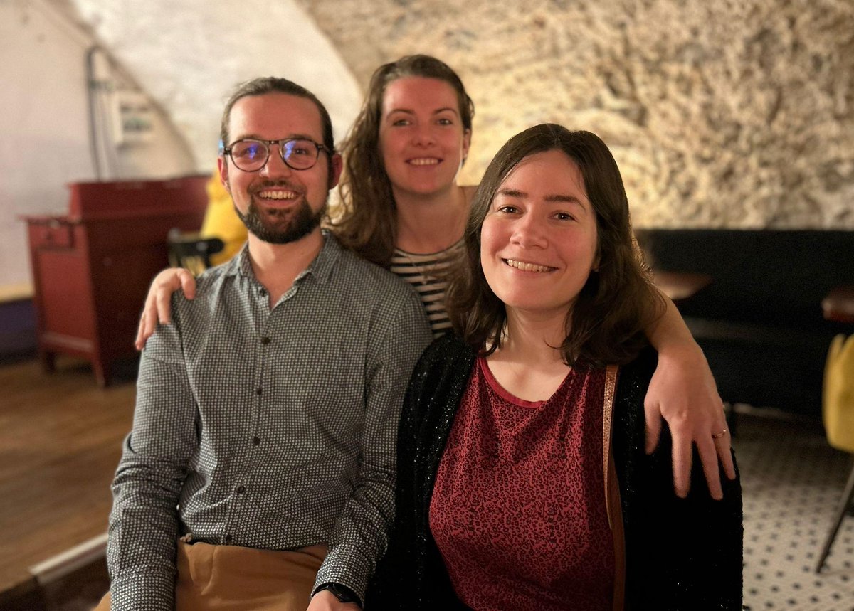 Brunel SAVI Group (@savibrunel) on Twitter photo A big shout-out to <a href="/rl_bartoletti/">N</a> (centre) – a former doctoral intern at <a href="/univ_lille/">Université de Lille</a> – who has successfully defended her #PhD thesis at <a href="/Univ_CotedAzur/">Université Côte d'Azur</a> in Nice 👏
She was joined by former SAVI intern <a href="/SegoleneGuerin/">Ségolène M. R. Guérin</a> and the inimitable <a href="/brossard_victor/">Victor Brossard</a> to help her celebrate 🍾 A big shout-out to <a href="/rl_bartoletti/">N</a> (centre) – a former doctoral intern at <a href="/univ_lille/">Université de Lille</a> – who has successfully defended her #PhD thesis at <a href="/Univ_CotedAzur/">Université Côte d'Azur</a> in Nice 👏
She was joined by former SAVI intern <a href="/SegoleneGuerin/">Ségolène M. R. Guérin</a> and the inimitable <a href="/brossard_victor/">Victor Brossard</a> to help her celebrate 🍾