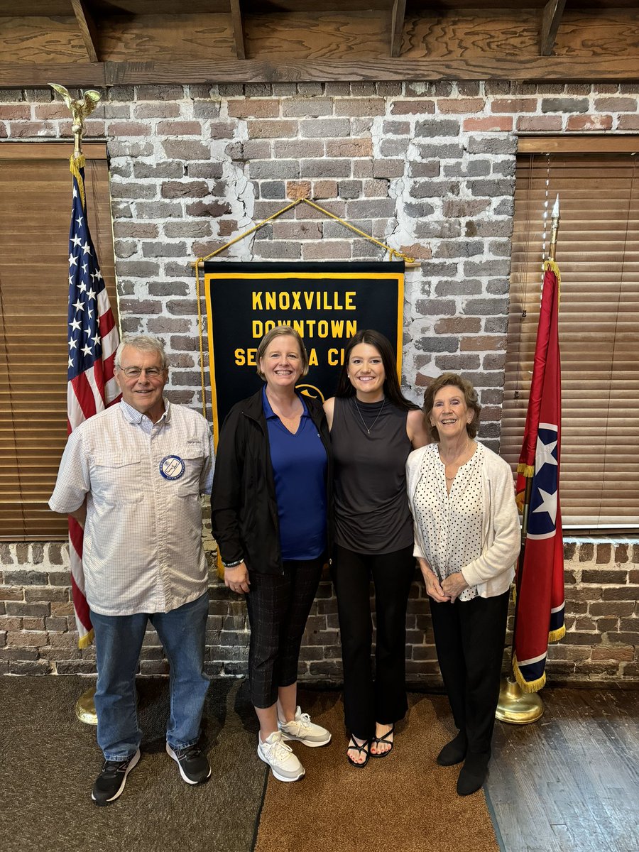 Marianne brought us Kim Bumpas the president of Visit Knoxville  #Sertoma #KnoxSertomaClub #KnoxvilleTN #VisitKnoxville